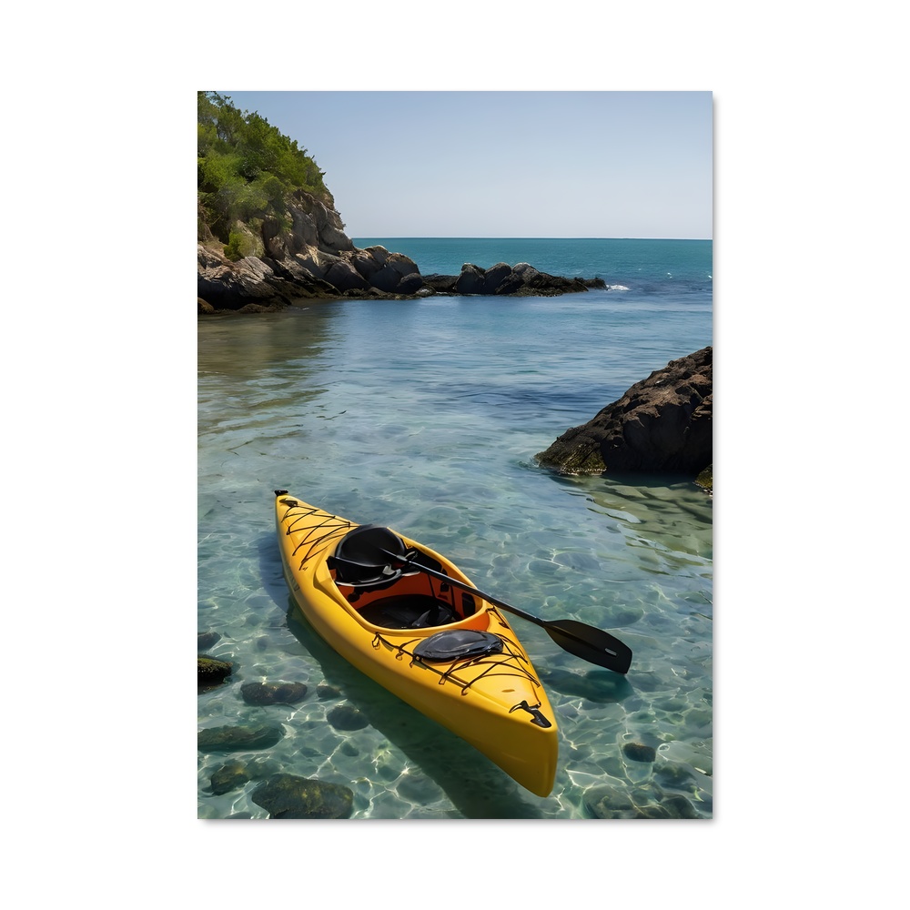 Poster Kayak au Sunrise